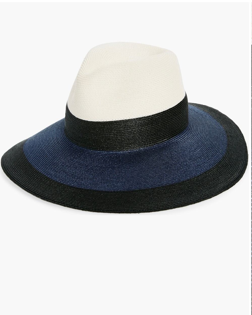 Albertus Swanepoel Helios Colorblock Straw women's Sun Hat